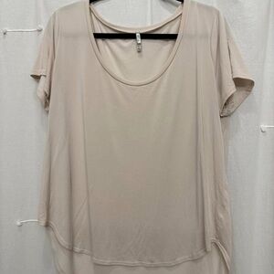 BKE Cream Oversized Short Sleeve T-Shirt